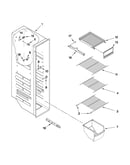 Freezer liner parts