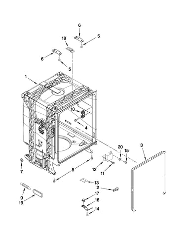 Tub and frame parts