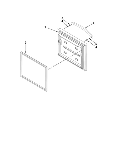 Freezer door parts