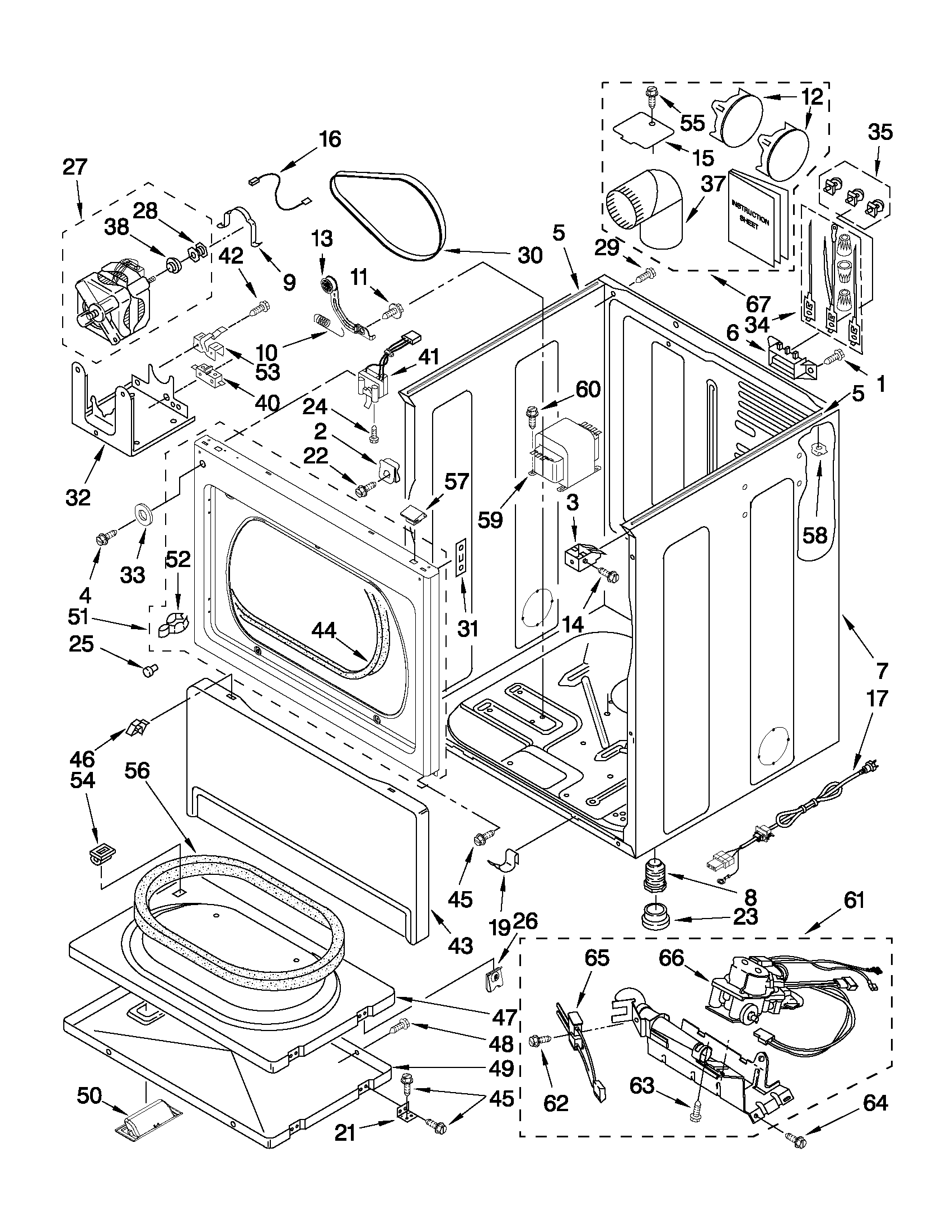 Cabinet parts