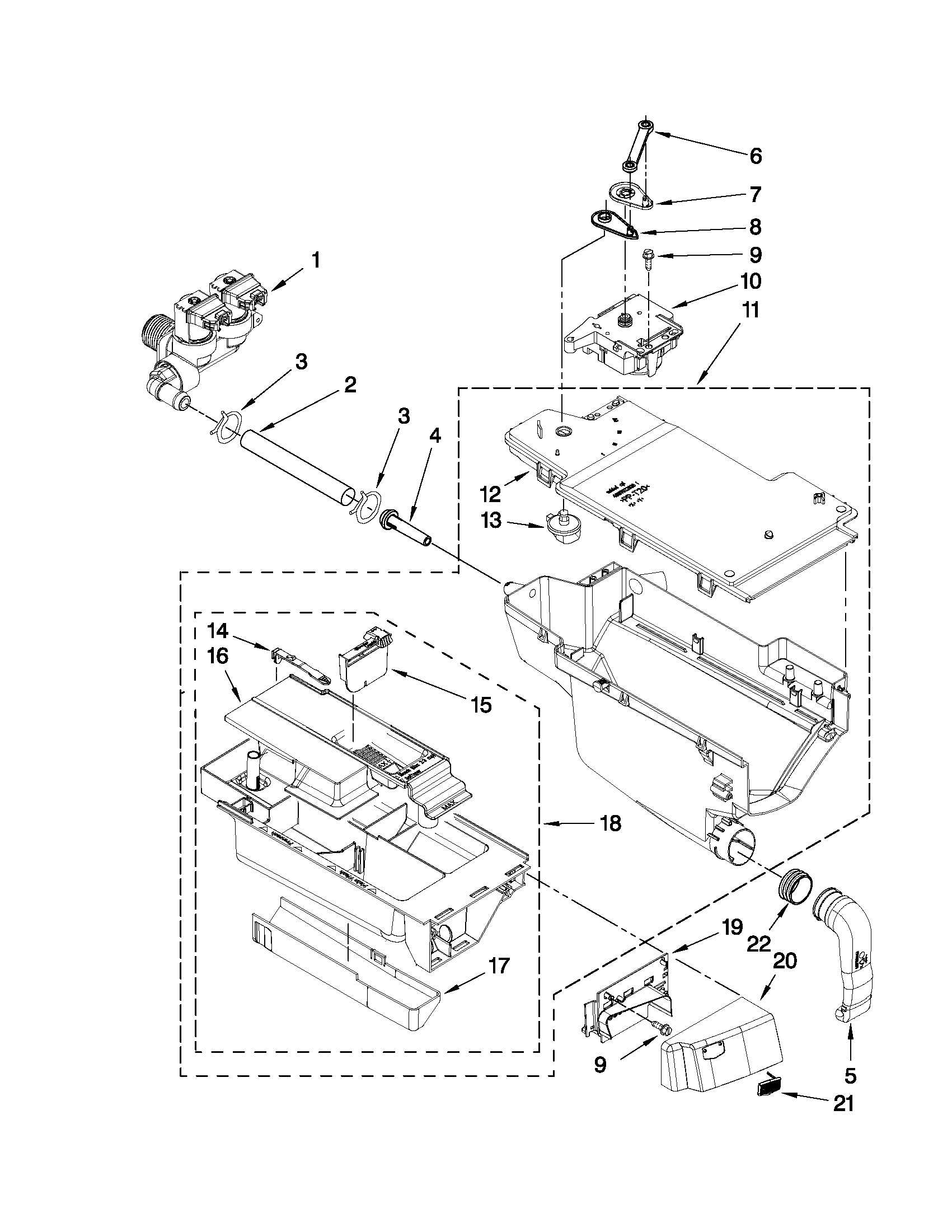 DISPENSER PARTS