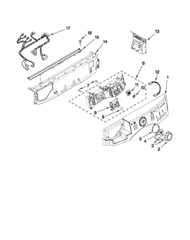 Control panel parts