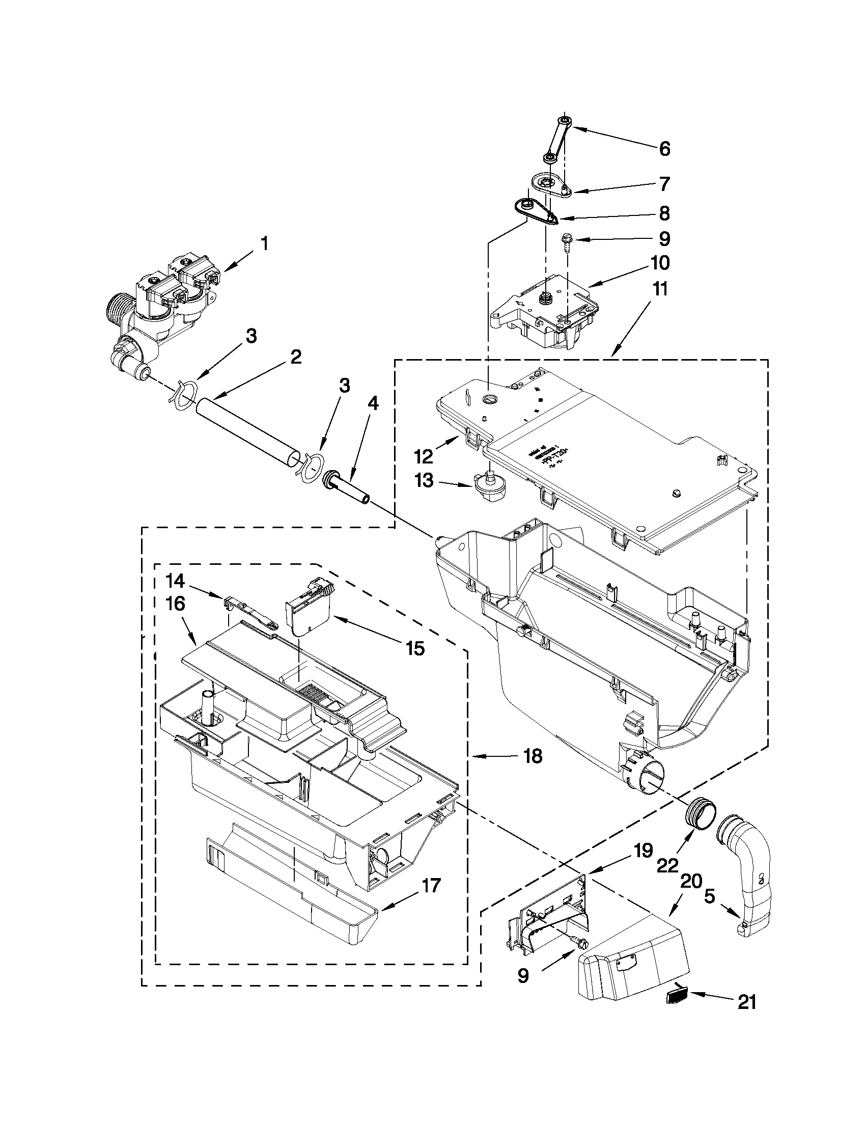 DISPENSER PARTS