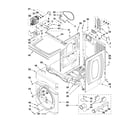 Maytag MLE20PDAYW0 dryer cabinet parts diagram