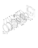 Dryer door parts