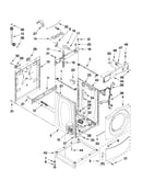 Washer cabinet parts