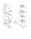 Freezer liner parts