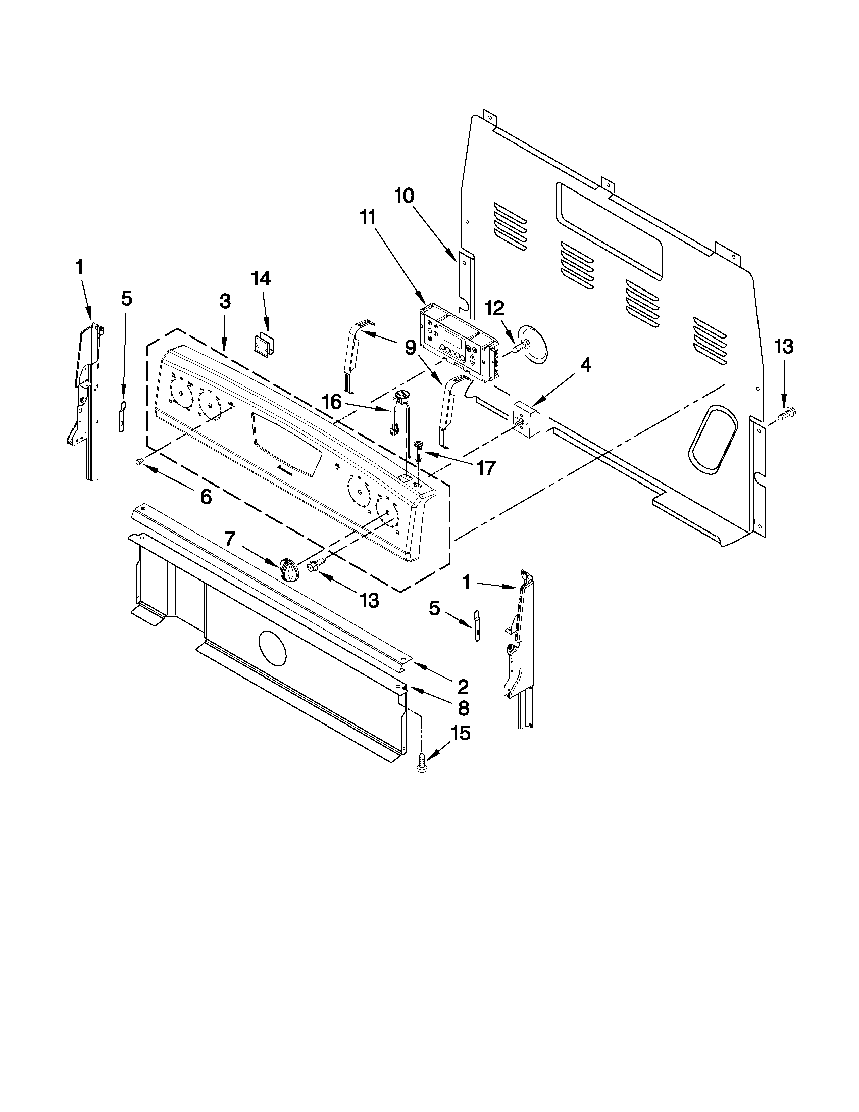 CONTROL PANEL PARTS