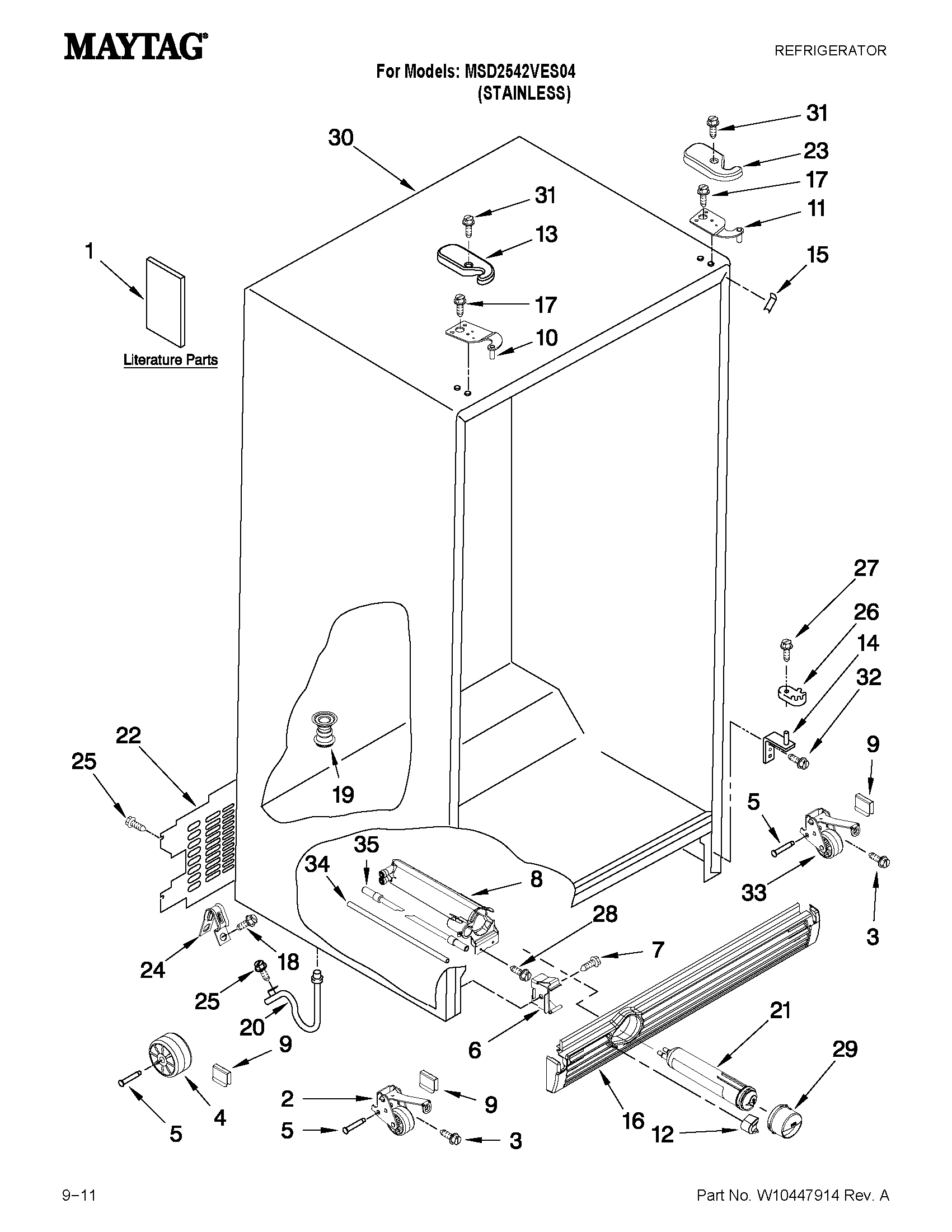 CABINET PARTS