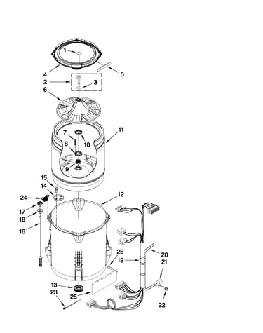 Basket and tub parts