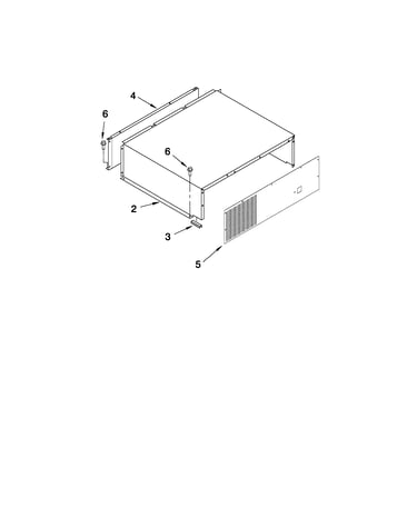 Top grille and unit cover parts