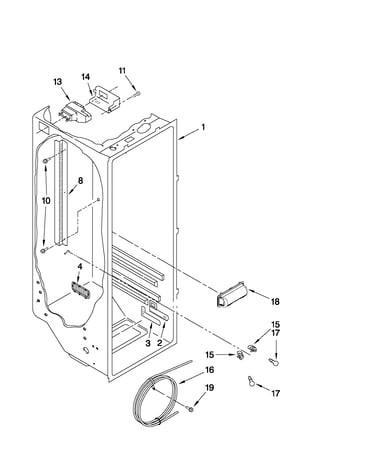 Refrigerator liner parts