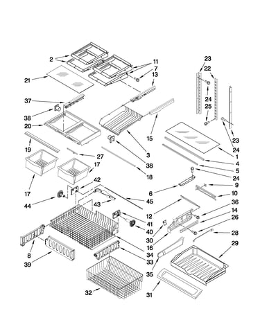 Shelf parts