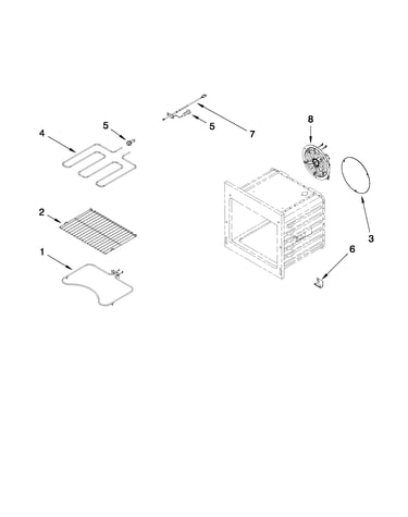 Internal oven parts