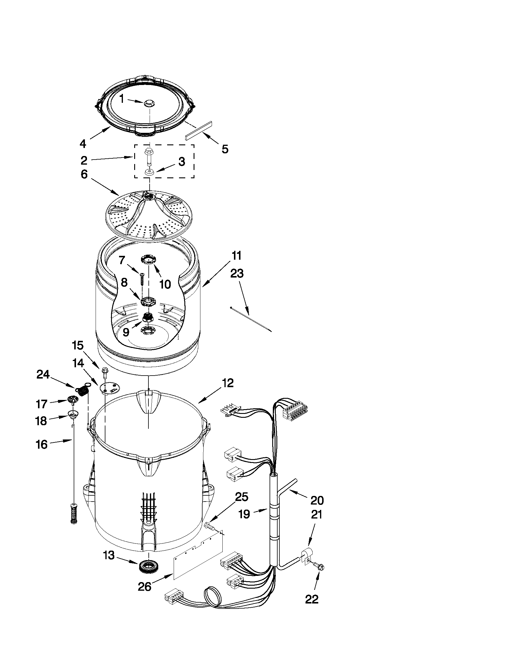 BASKET AND TUB PARTS