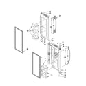 Maytag MFI2665XEW4 refrigerator door parts diagram
