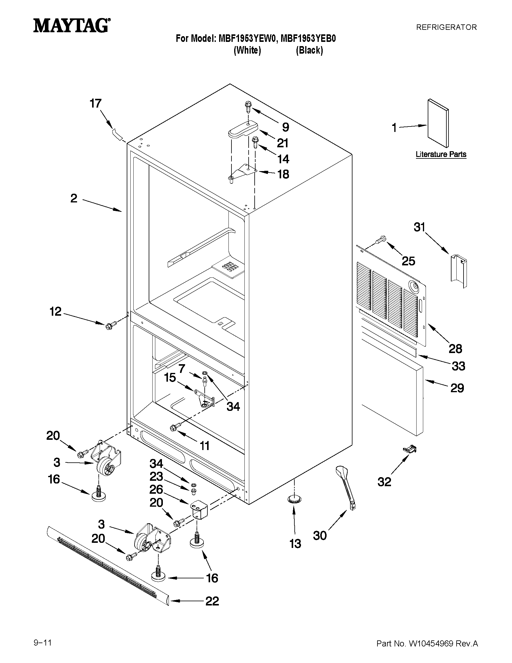 CABINET PARTS