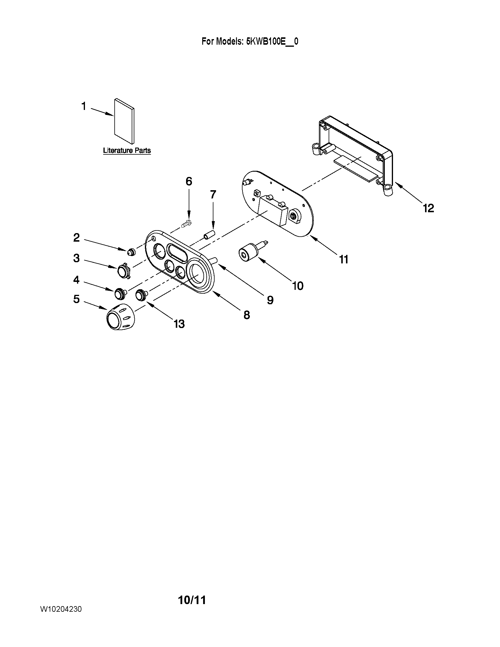 CONTROL PANEL PARTS