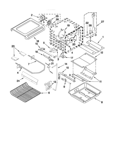 Internal oven parts