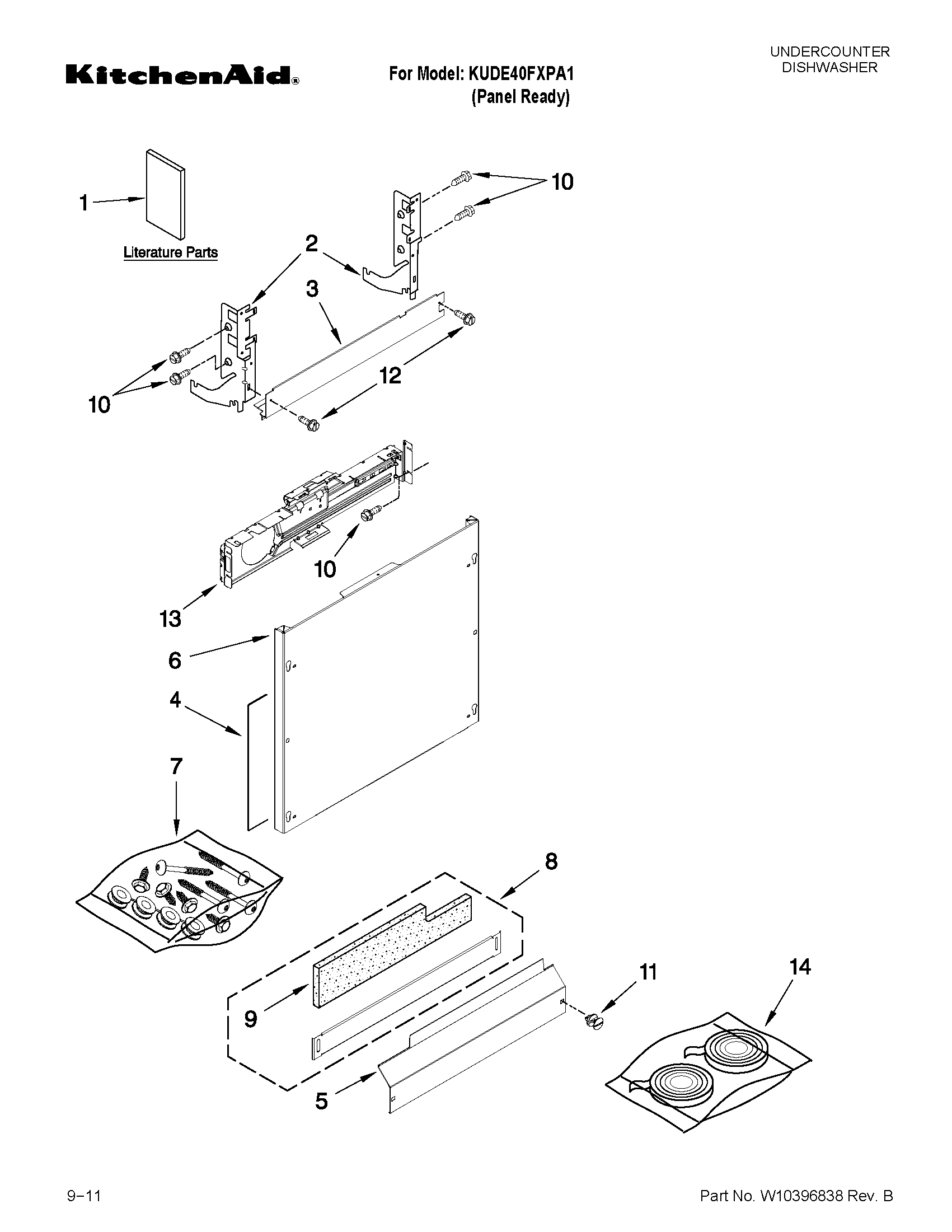 Door and panel parts