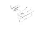 KitchenAid KUDE40FXPA1 control panel and latch parts diagram