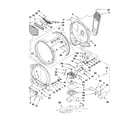 Whirlpool WGD8200YW0 bulkhead parts diagram