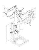 Controls and water inlet parts
