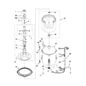 Crosley CAW9444XQ1 basket and tub parts diagram