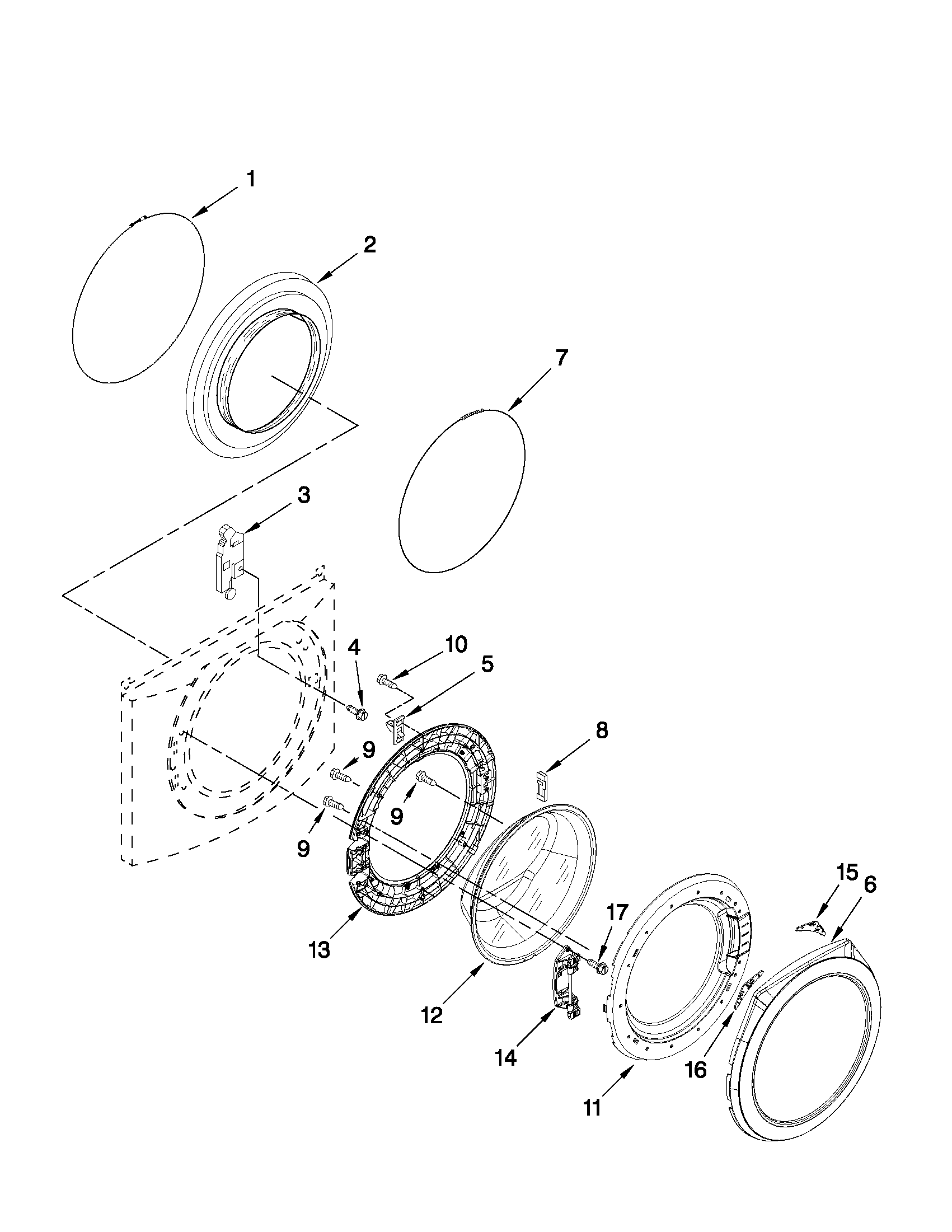 DOOR AND LATCH PARTS