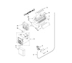 Whirlpool 7WSC19D2XS01 icemaker parts diagram
