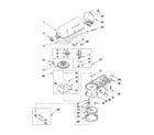 KitchenAid KSM152GBCP0 case, gearing and planetary unit diagram