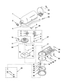 Case, gearing and planetary unit