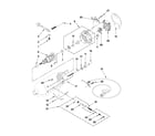 KitchenAid KSM152GBCP0 motor and control parts diagram