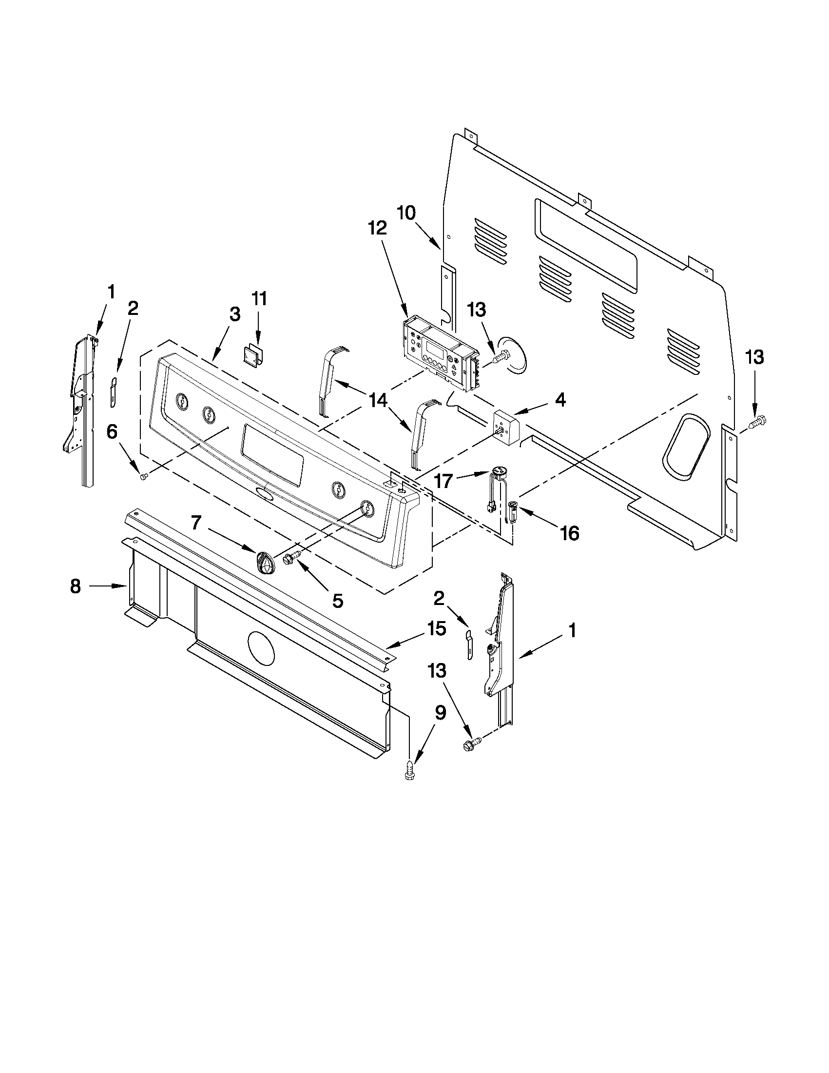 CONTROL PANEL PARTS