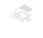 Inglis IVE82302 drawer and rack parts diagram