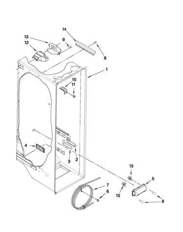 Refrigerator liner parts