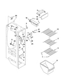 Freezer liner parts