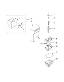 Motor and ice container parts