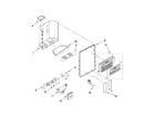 Whirlpool GSS30C6EYY01 dispenser front parts diagram