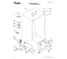 Whirlpool GSS30C7EYY01 cabinet parts diagram