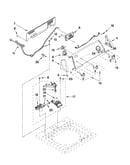 Controls and water inlet parts