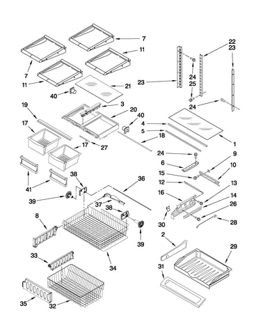 Shelf parts