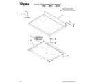 Whirlpool WFE324LWS1 cooktop parts diagram
