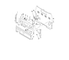 Whirlpool WFE324LWS1 control panel parts diagram