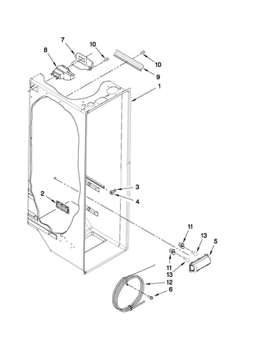 Refrigerator liner parts