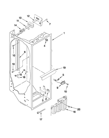 Refrigerator liner parts