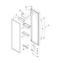 Ikea ID3CHEXWS01 refrigerator door parts diagram