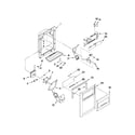 Ikea ID3CHEXWS01 dispenser front parts diagram