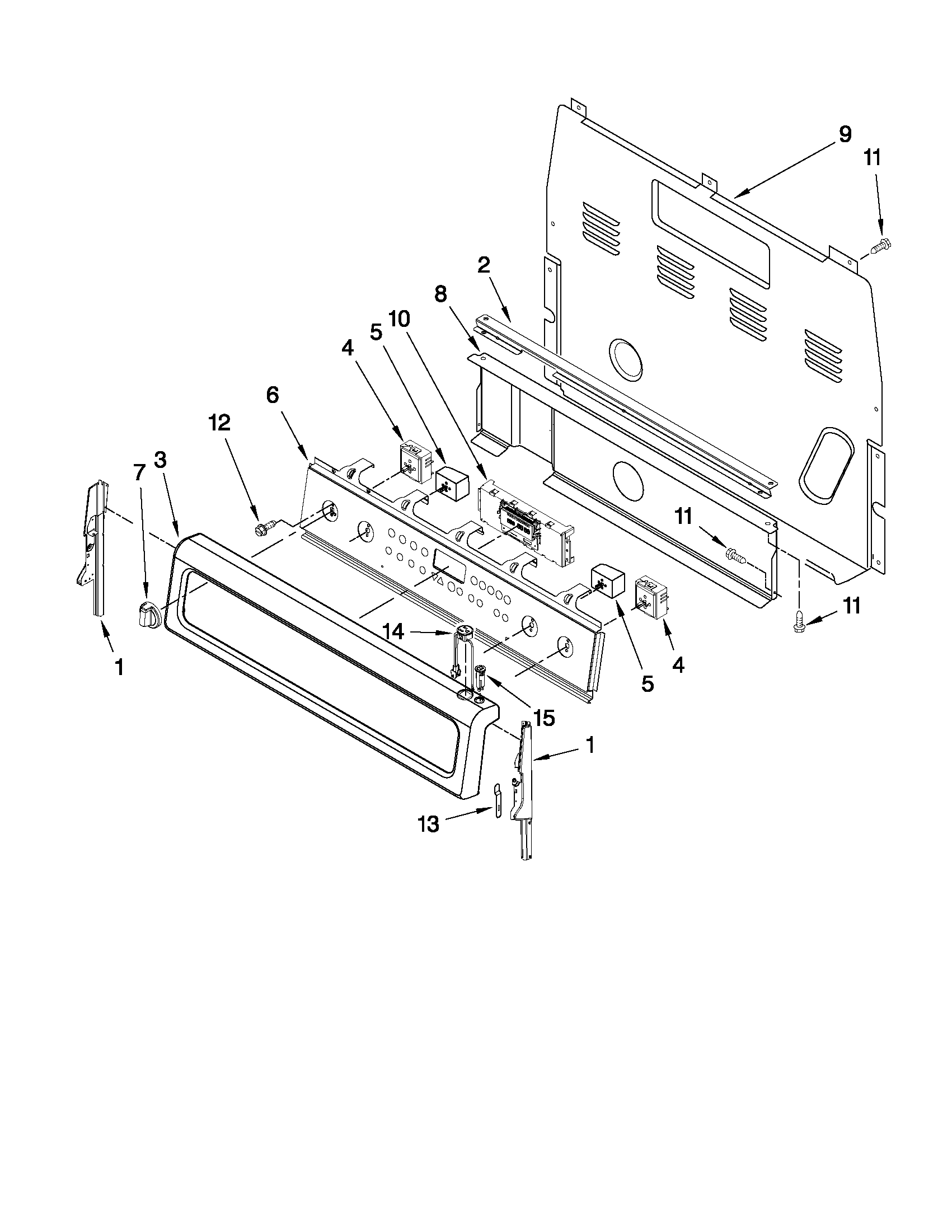 CONTROL PANEL PARTS