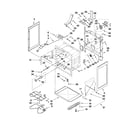 Whirlpool YGFE461LVS1 chassis parts diagram